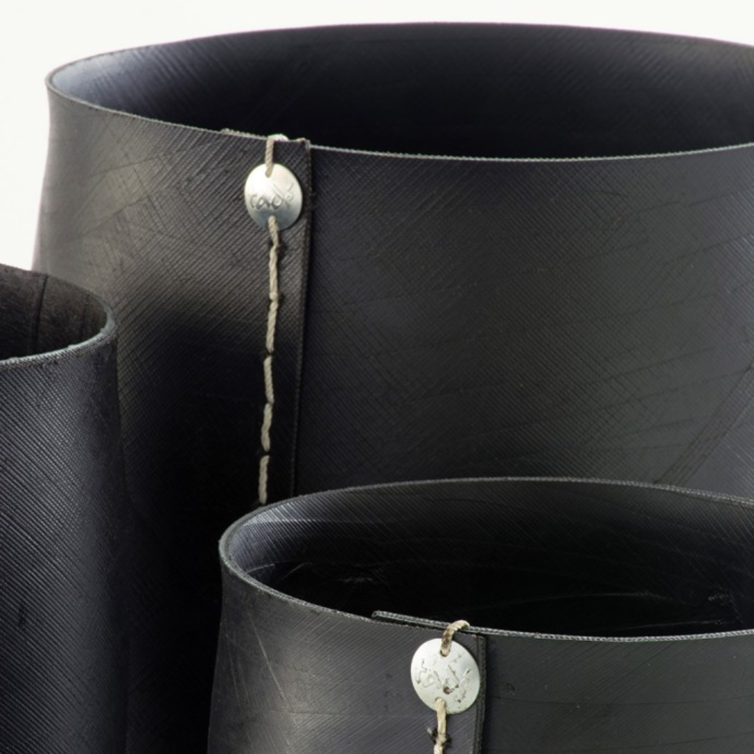 Set van 3 plantenpotten · 100% gerecycled · Tadé