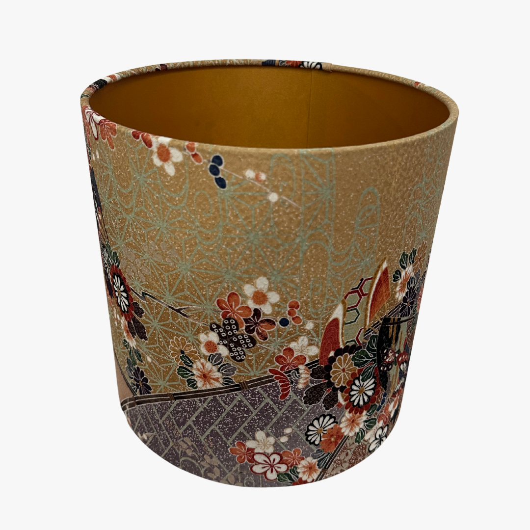 Unieke Japanse kimono lampenkap (22x22cm)