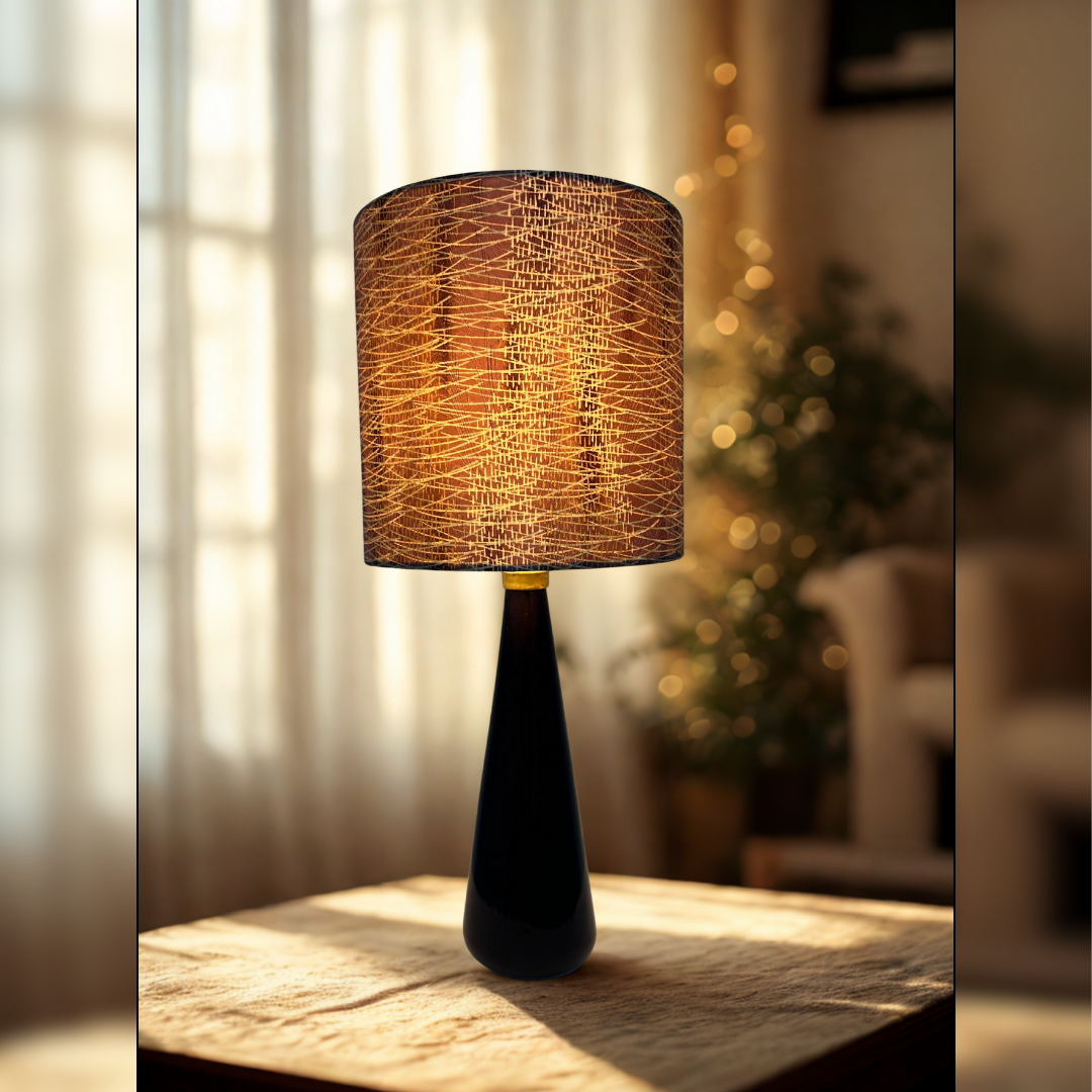 Unieke vintage kimono lampenkap (20x20cm)