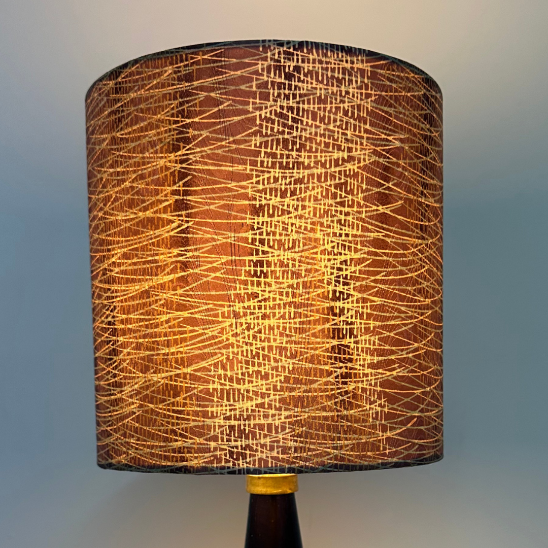 Unieke vintage kimono lampenkap (20x20cm)