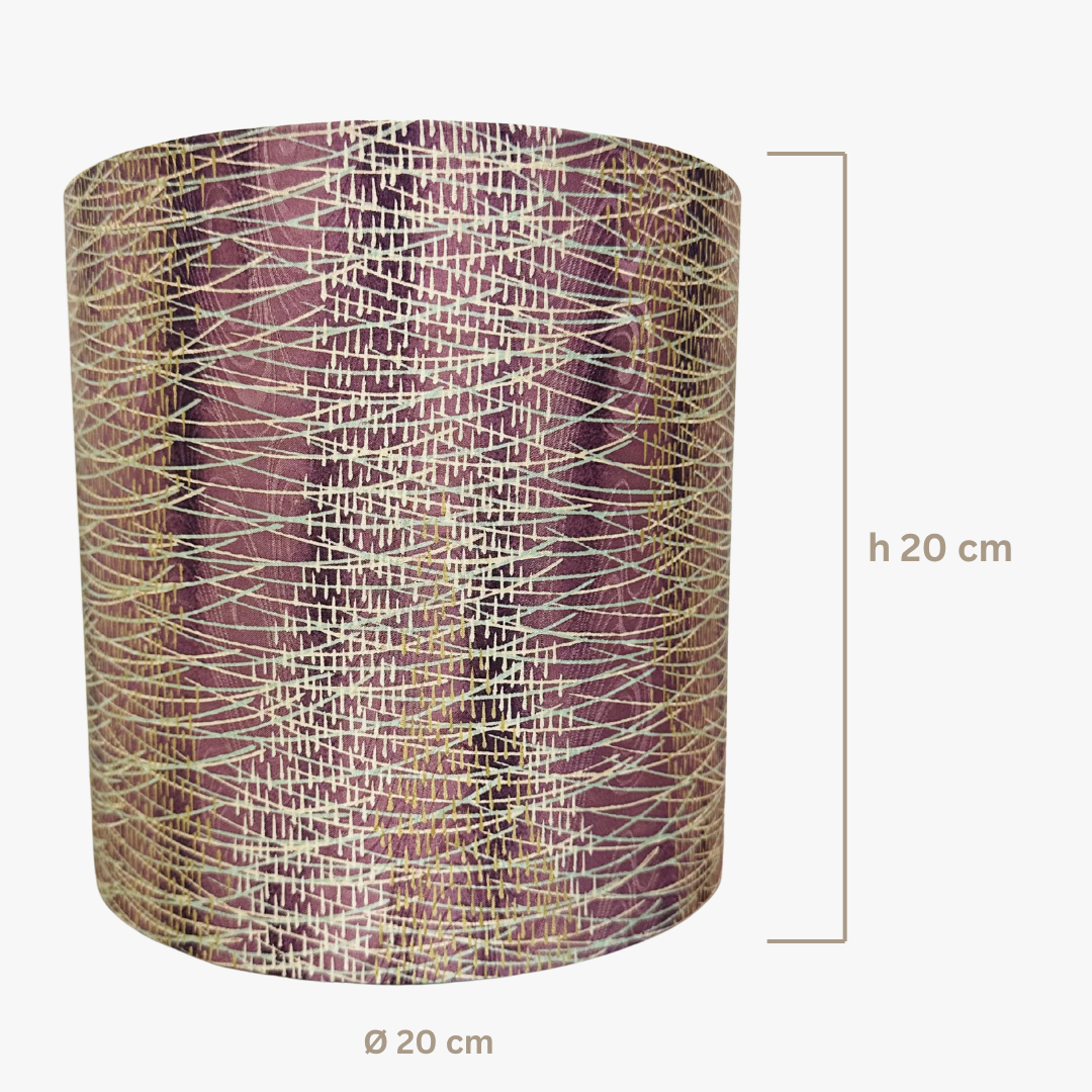 Unieke vintage kimono lampenkap (20x20cm)